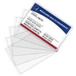 clear business card sleeves